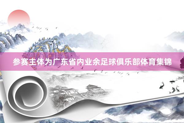 参赛主体为广东省内业余足球俱乐部体育集锦