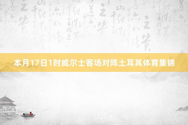 本月17日1时威尔士客场对阵土耳其体育集锦