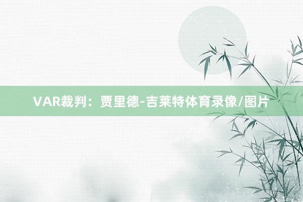 VAR裁判:贾里德-吉莱特体育录像/图片