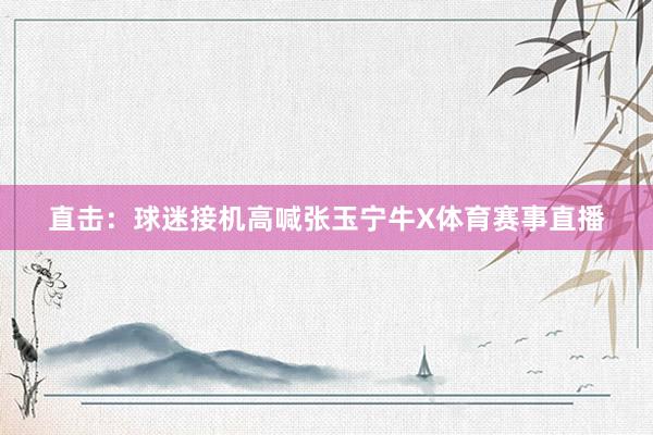 直击：球迷接机高喊张玉宁牛X体育赛事直播