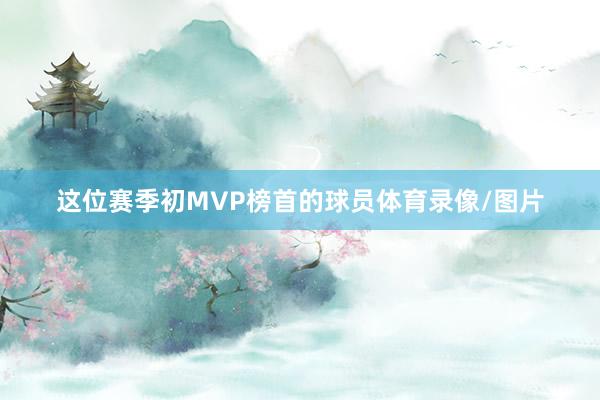 这位赛季初MVP榜首的球员体育录像/图片