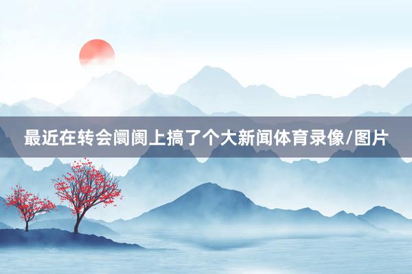最近在转会阛阓上搞了个大新闻体育录像/图片