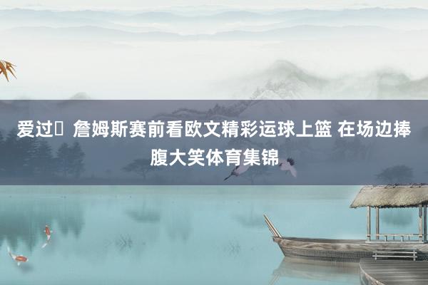 爱过❤詹姆斯赛前看欧文精彩运球上篮 在场边捧腹大笑体育集锦